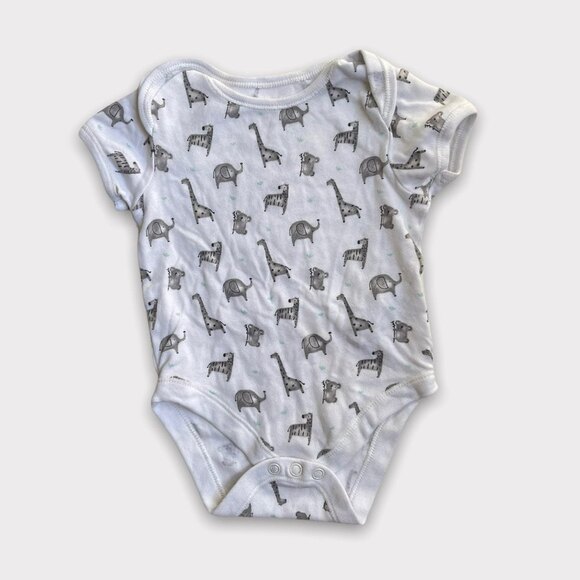Gender Neutral 0-3 Months Onesies Bodysuits Set of 5 - Picture 4 of 7